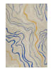 Esprit home Teppich "Drive" in Beige/Blau/Gelb