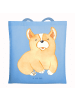 Mr. & Mrs. Panda ToteBag Corgie ohne Spruch in Sky Blue