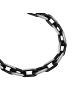 True Rebels Armband Edelstahl schwarz in schwarz