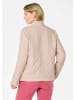 GOLDNER Steppjacke Lässige Baumwolljacke mit Stehkragen in stein