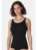 Schiesser Unterhemd / Top 95/5 Cotton in Schwarz