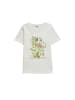 Salsa Jeans T-Shirt Flower Print in Light Pearl V2