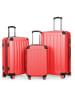 Hauptstadtkoffer Spree - Kofferset 3tlg Hartschalenkoffer Reisekoffer Erweiterung in Korall