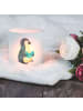 Mr. & Mrs. Panda Teelichthalter Pinguin Buch ohne Spruch in Transparent