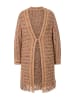 MIAMODA Strickjacke in haselnuss