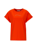 Rich & Royal T-Shirt Boyfriend Coloured Sparkle Organic Shirt in rot