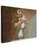 MuchoWow Leinwand Bilder Blumenvase