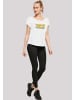 F4NT4STIC T-Shirt DC Comics Superhelden Wonder Woman Crackle Logo in weiß