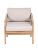 Beliani 3-tlg Sessel SUMBA in Braun/Beige