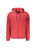 NORWAY 1963 Rot Polyester Herren mit Kapuze Sweatshirt