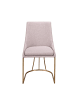 Angel Cerdá Stuhl 4182 in Grau/Rosa – (B)50 x (H)86 x (T)59 cm