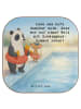 Mr. & Mrs. Panda Bierdeckel Panda Schwimmbad Pommes Design mit S... in Weiß