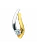 Adeliás Damen 333 Gold Anhänger mit Zirkonia in gold