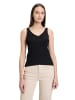 CARTOON Strick-Top im Glitzer-Look in Schwarz