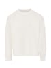Jalene Damen Strickpullover in Wollweiss