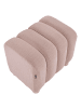 Beliani Pouf IDYLLWILD in Beige/Braun - (W) 49 x (H) 45 x (L) 39 cm