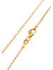 KUZZOI Halskette 925 Sterling Silber Kreuz in Gold