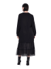 Ulla Popken Kleid in schwarz