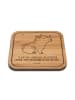 Mr. & Mrs. Panda Coaster Capybara Blume mit Spruch in Transparent