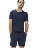 Mey Pyjama kurz für Herren in blau