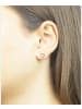Vanlere Ohrstecker aus 375 Gelbgold mit Zirkonia Herz-Design