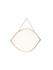 Butlers Spiegel Augenform L 27 x B 17cm CARAT in Gold