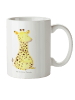 Mr. & Mrs. Panda Kindertasse Giraffe Zufrieden ohne Spruch in Weiß
