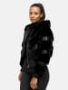 Tazzio Übergangsjacke mit Kapuze "F803"- in Schwarz