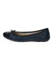 Caprice Ballerinas in Navy