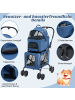 COSTWAY 3 in 1 Hundewagen in Blau