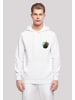 F4NT4STIC Basic Hoodie Colorfood Collection - Rainbow Apple in weiß