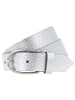Vanzetti Gürtel Leder silber-metallic