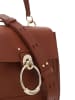 Chloé Braun Kalbsleder Leder Tess Handtasche