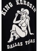 King Kerosin King Kerosin T-Shirt Texas Cowgirl in schwarz
