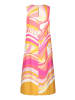Betty Barclay Sommerkleid mit Rundhalsausschnitt in Rosé/Yellow