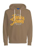 Jack & Jones Sweatshirt 'List' in Braun