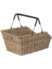 BASIL Hinterradkorb "Cento Rattan Look" MIK 2.0 in seegras-braun