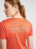 Newline T-Shirt Women Statement Damen in SPICY ORANGE MELANGE