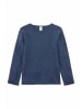 Hessnatur Hessnatur Langarmshirt aus Bio-Merinowolle mit Seide in graphitblau