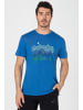 super.natural Merino T-Shirt in blau