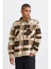 BLEND Hemdjacke BHShirt Fleece in Braun