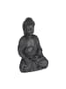 relaxdays Buddha Figur in Dunkelgrau - (H)40 cm