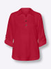 Sieh an! Schlupf-Bluse in rot