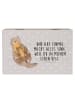 Mr. & Mrs. Panda Geschenkbox Otter Kind mit Spruch in Grau Pastell