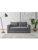 Furn.Design Sofa grau Cord, Couch 2-Sitzer 180 cm
