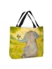 Mr. & Mrs. Panda Damen Shopper Elefant Biene Design ohne Spruch in Weiß