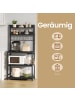 VASAGLE Küchenregal Barnet in Grau-Schwarz - (B)80 x (H)170 x (T)40 cm