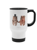 Mr. & Mrs. Panda Thermobecher Bär Heirat ohne Spruch in Weiß