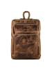 Greenburry Vintage Daypack Leder 44 cm Laptopfach in braun