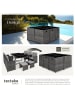 tectake Rattan-Gartenlounge für 6 bis 10 Personen, Inkl. Schutzhülle